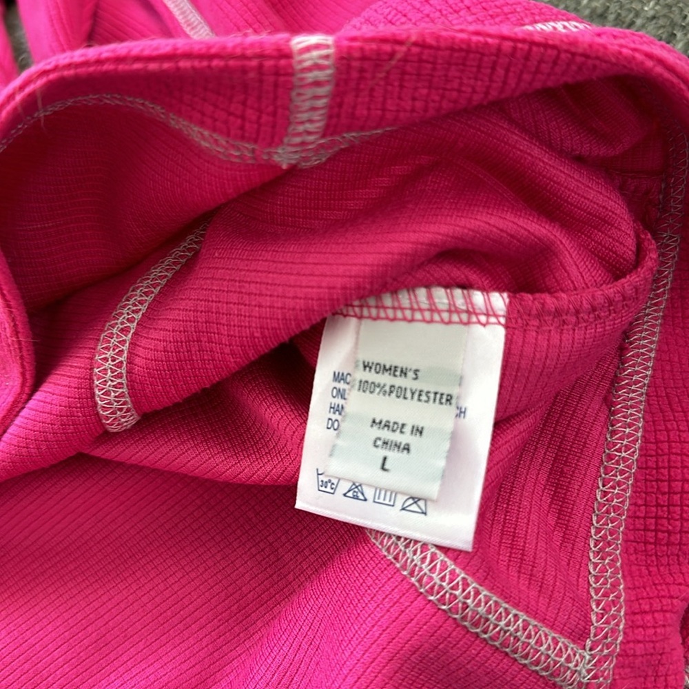 Outfitter Trading Women’s Pink Quarter Zip Winter Park Colorado Large - Picture 7 of 7